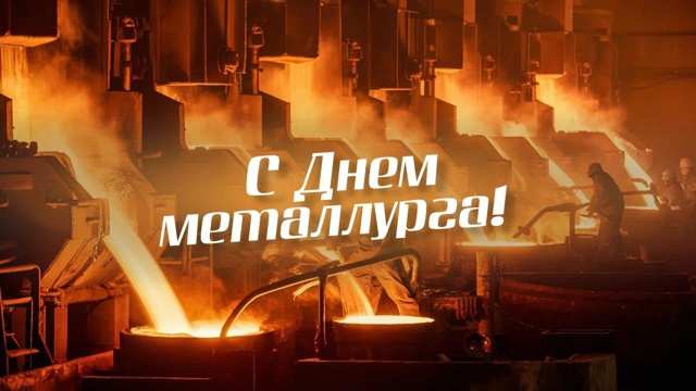 Поздравление с Днём металлурга - 2025!